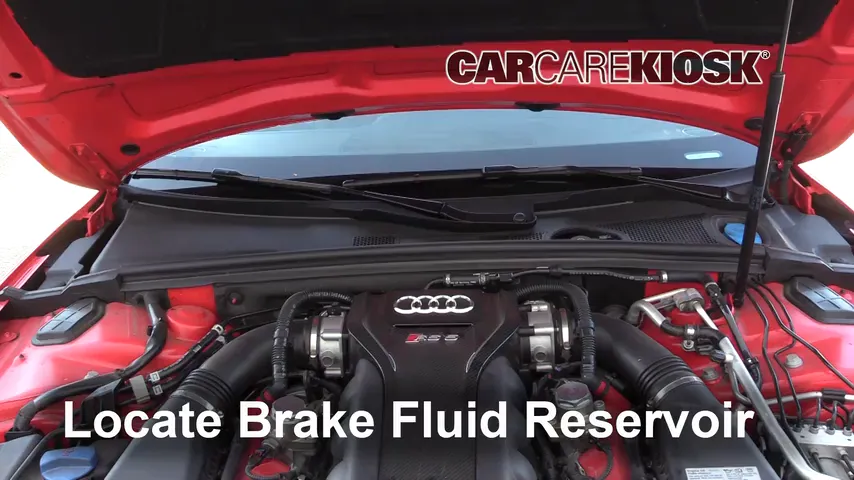 2015 Audi RS5 4.2L V8 Brake Fluid